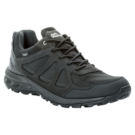 Jack Wolfskin Woodland 2 Texapore Low M Black Pánske outdoorové topánky