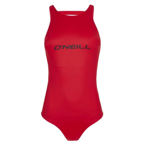 O'Neill LOGO SWIMSUIT Dámske jednodielne plavky, červená, veľkosť