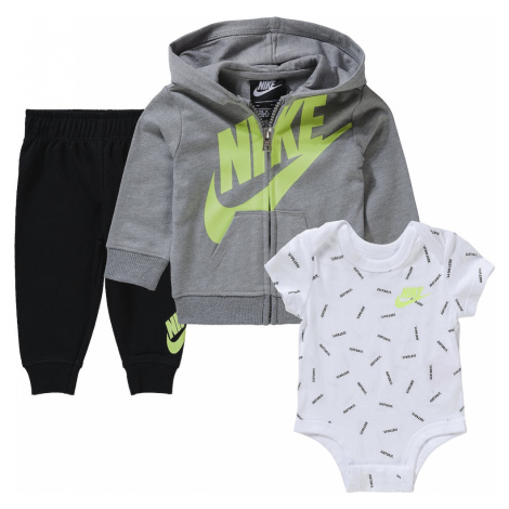 Nike Sportswear Set  sivá / jablková / čierna