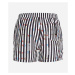 Plavky Karl Lagerfeld Stripe Aop Short Boardshorts Stripe Aop Black