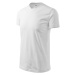 Malfini Heavy V-neck Unisex tričko 111 biela