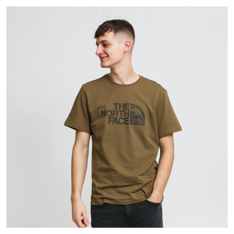 The North Face M S/S Woodcut Dome Tee khaki