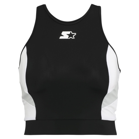 Women's Cropped Sports Top Starter Black/White