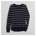 Svetr GAP Bella Crew Navy Stripe