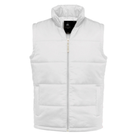 B&amp;C Bodywarmer Pánska prešívaná vesta JM930 White B&C