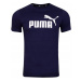 Puma Man's T-Shirt 58666606 Navy Blue