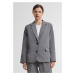 Women's long jacket gray