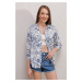 Bigdart 3721 Graphic Patterned Shirt - Light Blue