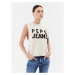 Pepe Jeans Sveter PL702039 Écru Regular Fit