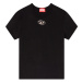 Tričko Diesel T-Uncutie-Long-Od T-Shirt Black 1