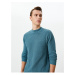 Koton Slim Fit Sweater Knitwear Basic Crew Neck Textured