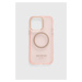 Puzdro na mobil Guess iPhone 14 Pro Max 6,7" ružová farba