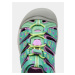 Fialovo-zelené dievčenské vzorované sandále Keen