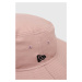 Bavlnený klobúk New Era ružová farba, bavlnený