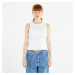 Tričko CALVIN KLEIN JEANS Tab Rib Tank Top Bright White