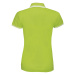 SOĽS Pasadena Women Damské polo tričko SL00578 Lime / White