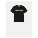 Tričko Trussardi T-Shirt Logo Print Cotton Jersey 30/1 Čierna