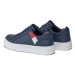 Tommy Hilfiger Sneakersy Flag Low Cut Lace-Up Sneaker T3X9-33356-1355 S Tmavomodrá