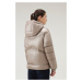 Bunda Woolrich Aliquippa Short Puffer Jacket Light Taupe