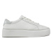 Calvin Klein Sneakersy Flatform C Lace Up - Mono Mix HW0HW01870 Biela