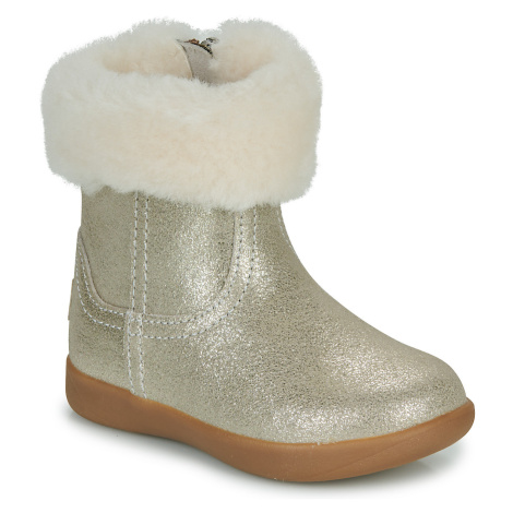 UGG  JORIE II METALLIC  Polokozačky Zlatá