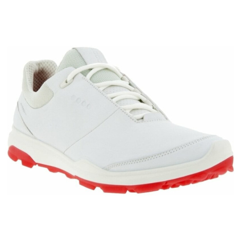 Ecco Biom Hybrid 3 Womens Golf Shoes White/Hibiscus Dámske golfové topánky