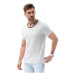 Pánske tričko s krátkym rukávom OMBRE T-shirt OM-TSCT-22SS-004 V-6 white