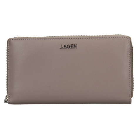Dámska kožená peňaženka Lagen Dita - šedá