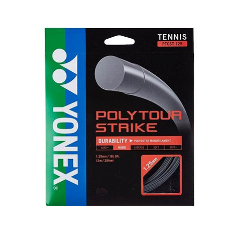 Yonex Poly Tour STRIKE 125, 1,25 mm, 12 m, čierny