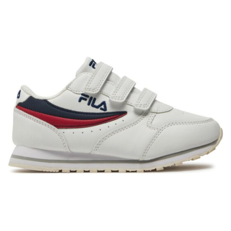 Fila Sneakersy Orbit Velcro Low Kids 1010785.98F Biela