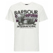 Barbour International Tričko 'Racer'  biela / antracitová