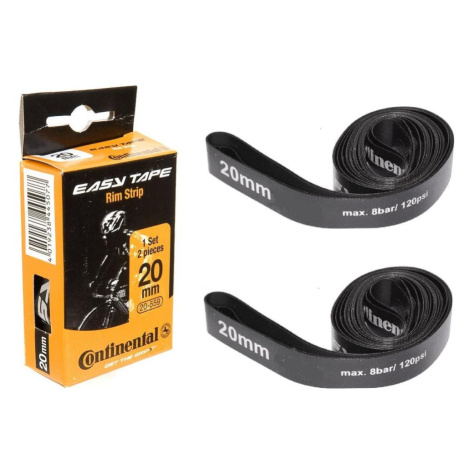 CONTINENTAL Cyklistické príslušenstvo - RIM TAPE 26" - 22mm - čierna