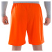 Futbalové šortky F100 pre dospelých oranžové