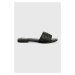 Kožené šľapky Mexx Sandal Jewel dámske, čierna farba,