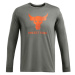 Pánske tričko s dlhým rukávom UNDER ARMOUR PROJECT ROCK UA PROJECT ROCK BRAHMA BULL LS-GRN