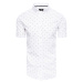 Dstreet Men's White Short Sleeve Shirt