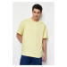 Trendyol Yellow Oversize/Wide Cut 100% T-Shirt