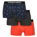 Men's Boxer Shorts 3-Pack Birds/Grey/Orange