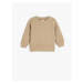 Koton Crew Neck Sweatshirt Textured Cotton Blend