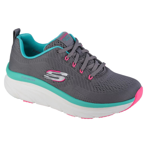 SIVÉ DÁMSKE TENISKY SKECHERS D'LUX WALKER - FRESH FINESSE 149368-GMLT