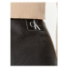 Calvin Klein Jeans Sukňa z imitácie kože J20J222554 Čierna Regular Fit