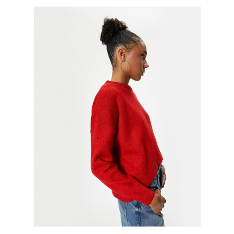 Koton Basic Knitwear Sweater Crew Neck Acrylic Blend Long Sleeve