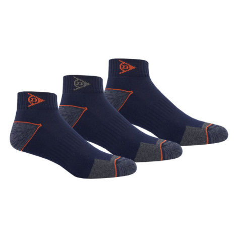 DUNLOP Pánske pracovné ponožky, 3 páry (modrá)