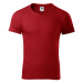 Malfini Slim fit V-NECK Pánske tričko 146 červená