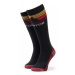Burton Vysoké pánske ponožky Emblem Midweight Sock 10068105001 Čierna