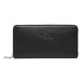 Calvin Klein Jeans Veľká dámska peňaženka Sleek Zip Around Solid K60K610346 Čierna