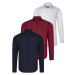 TRIPLE SET G726 DEWBERRY SHIRT-WHITE-NAVY BLUE-BURGUNDY