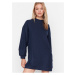 Navy Blue Women's Sweatshirt Dress Trendyol - Women