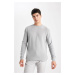 DEFACTO Standard Fit Crew Neck Sweater