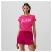 Tričko GAP Logo Shortleeve Tee Bright Beet